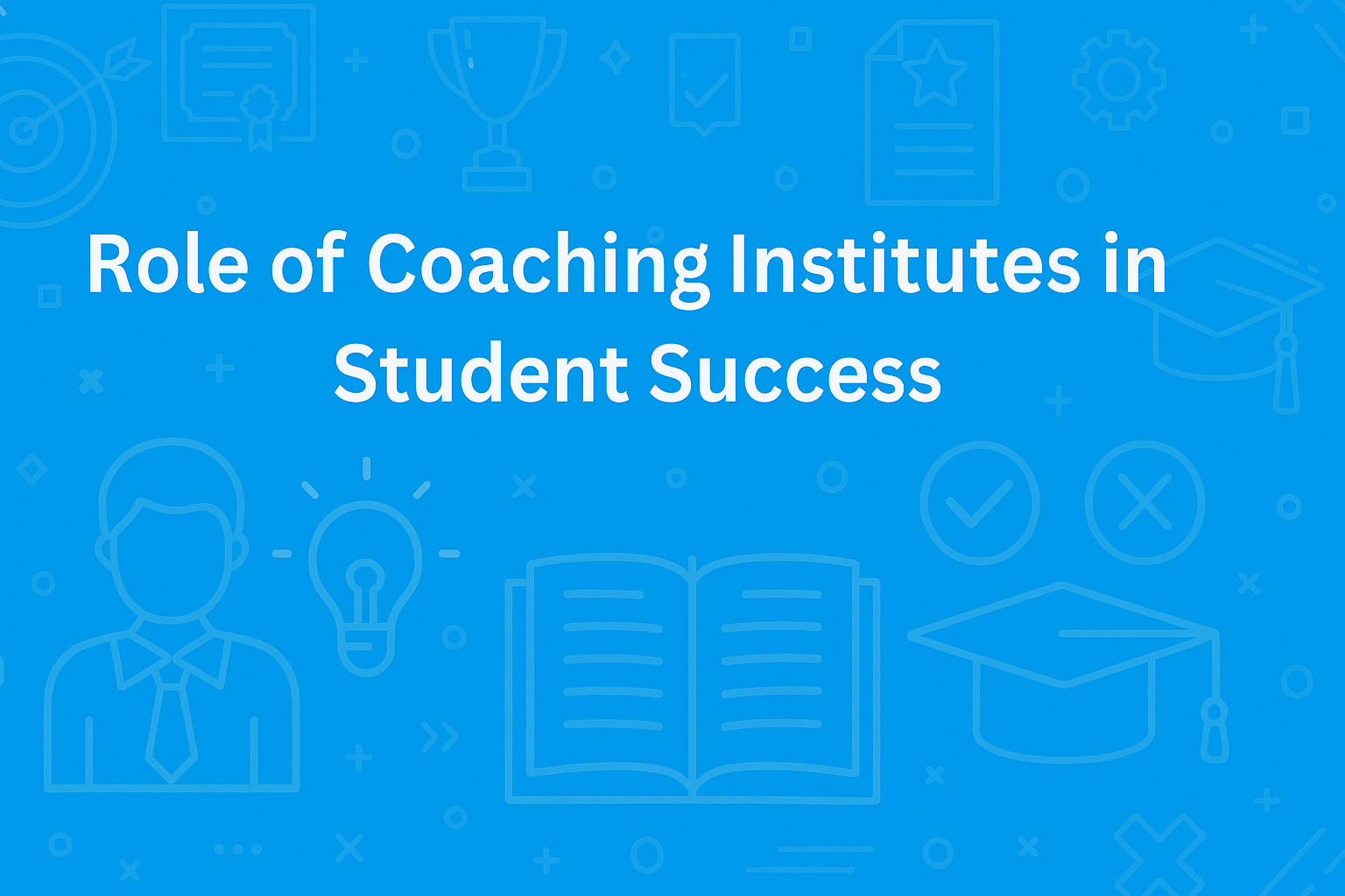 Students attending coaching institute session for academic success